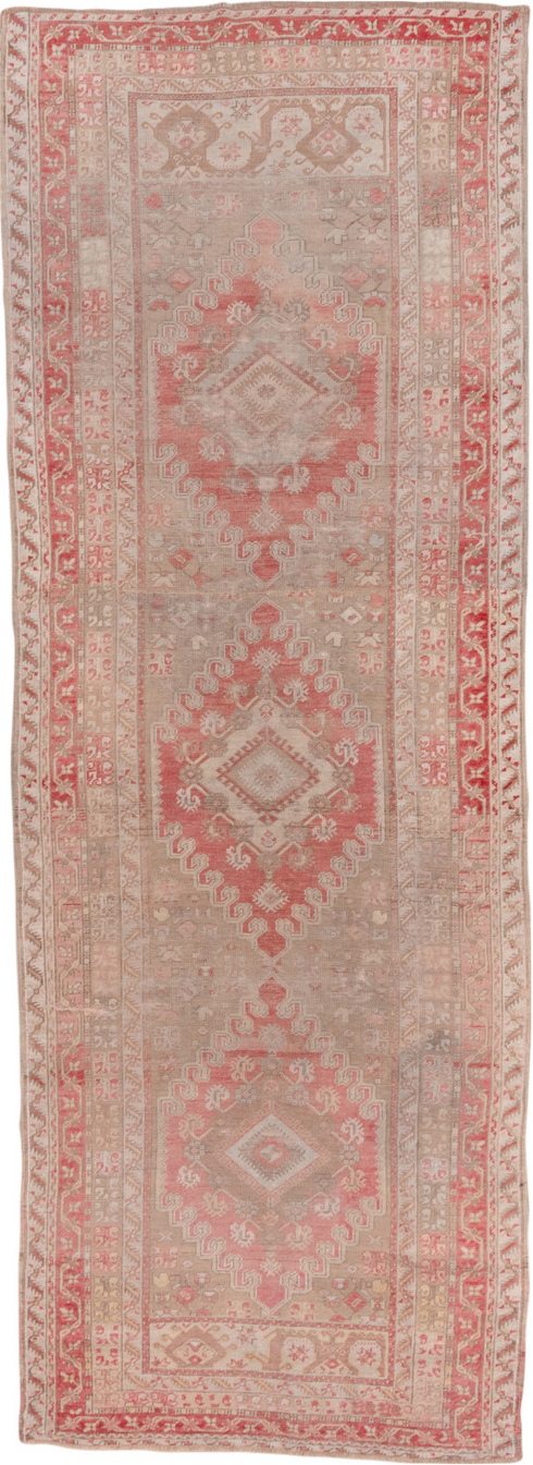 Vintage Oushak Runner Rug (3' x 10')